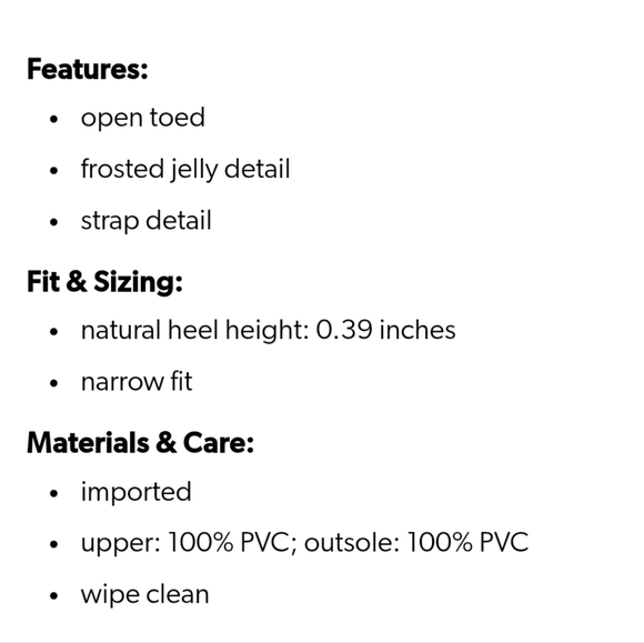 Maurices NWT Women's Pink Paige Jelly Sandals Size 8 - Picture 2 of 6